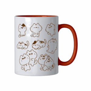 Taza asa e interior de color 11oz